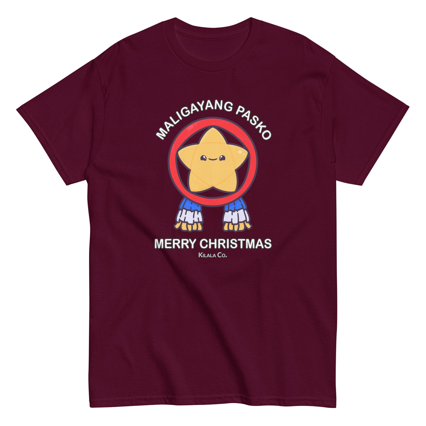 Maligayang Pasko Gold Cuties Star T-shirt (Men's)