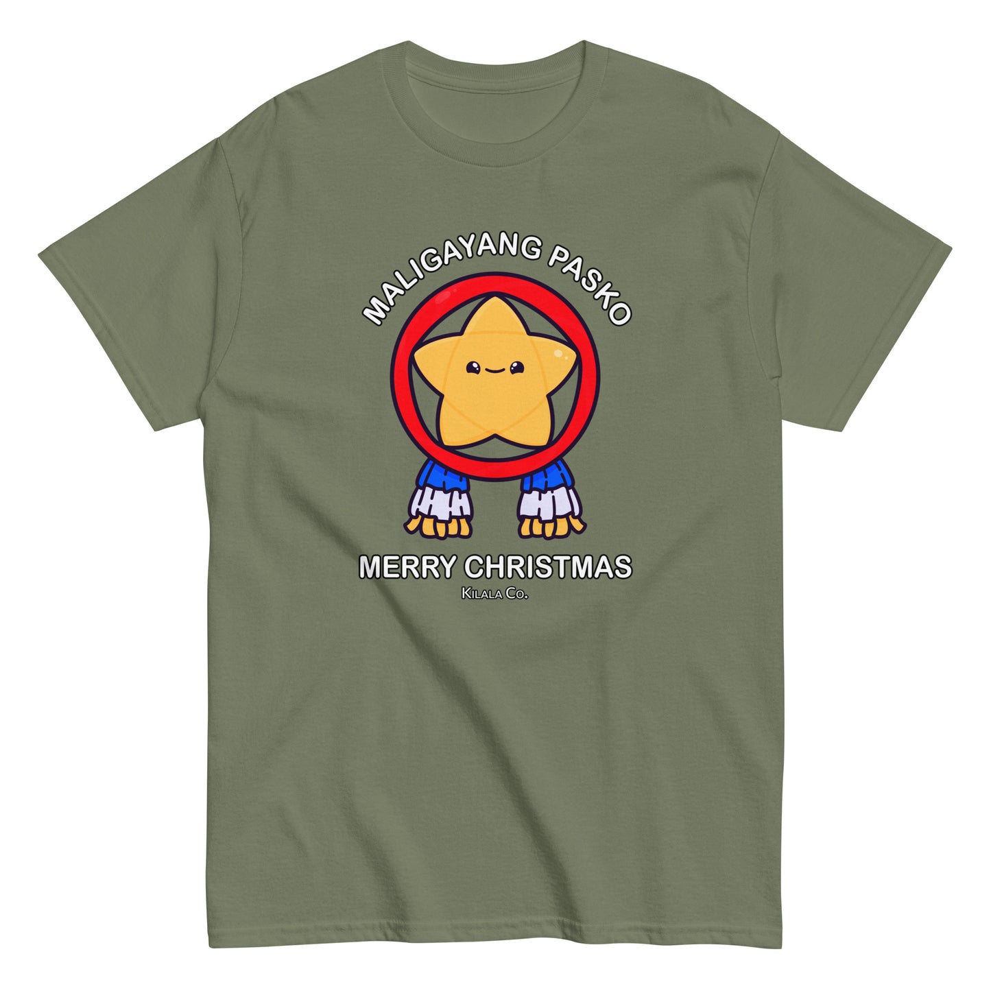Maligayang Pasko Gold Cuties Star T-shirt (Men's)