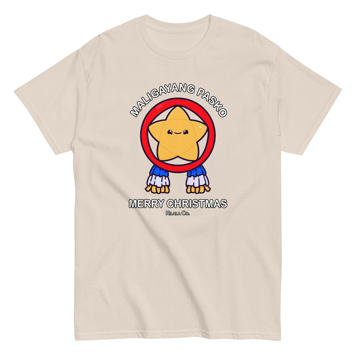 Maligayang Pasko Gold Cuties Star T-shirt (Men's)
