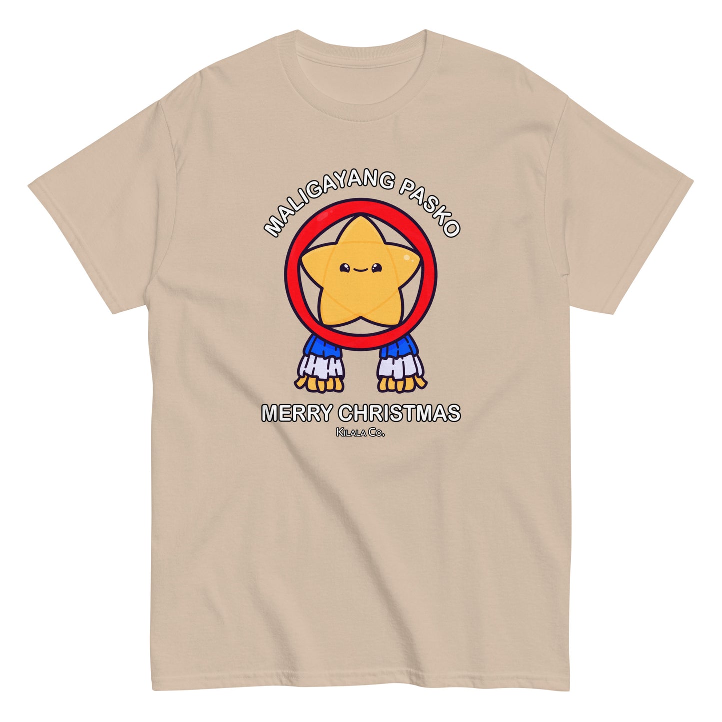 Maligayang Pasko Gold Cuties Star T-shirt (Men's)