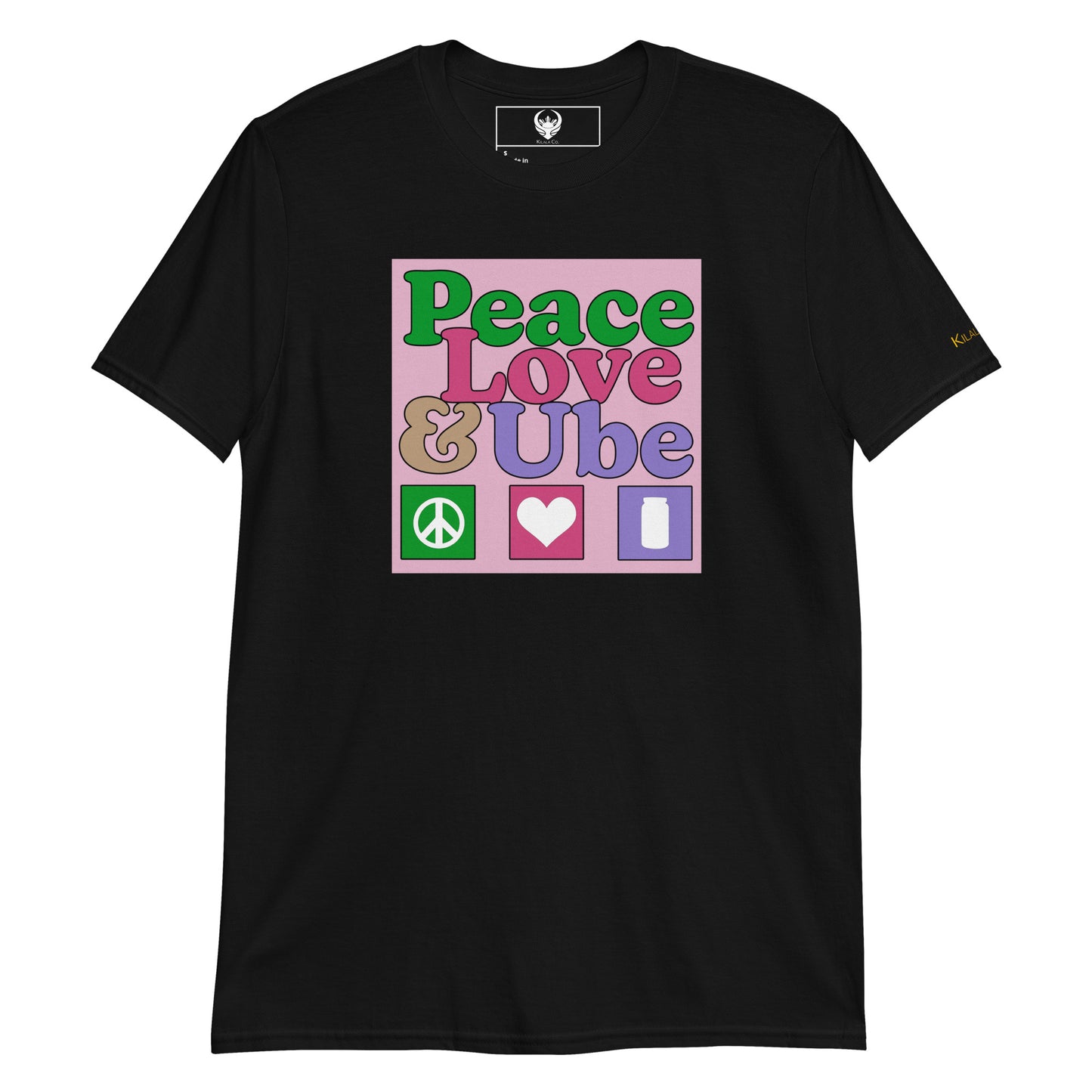 Peace, Love & Ube - lyhythihainen naisten t-paita