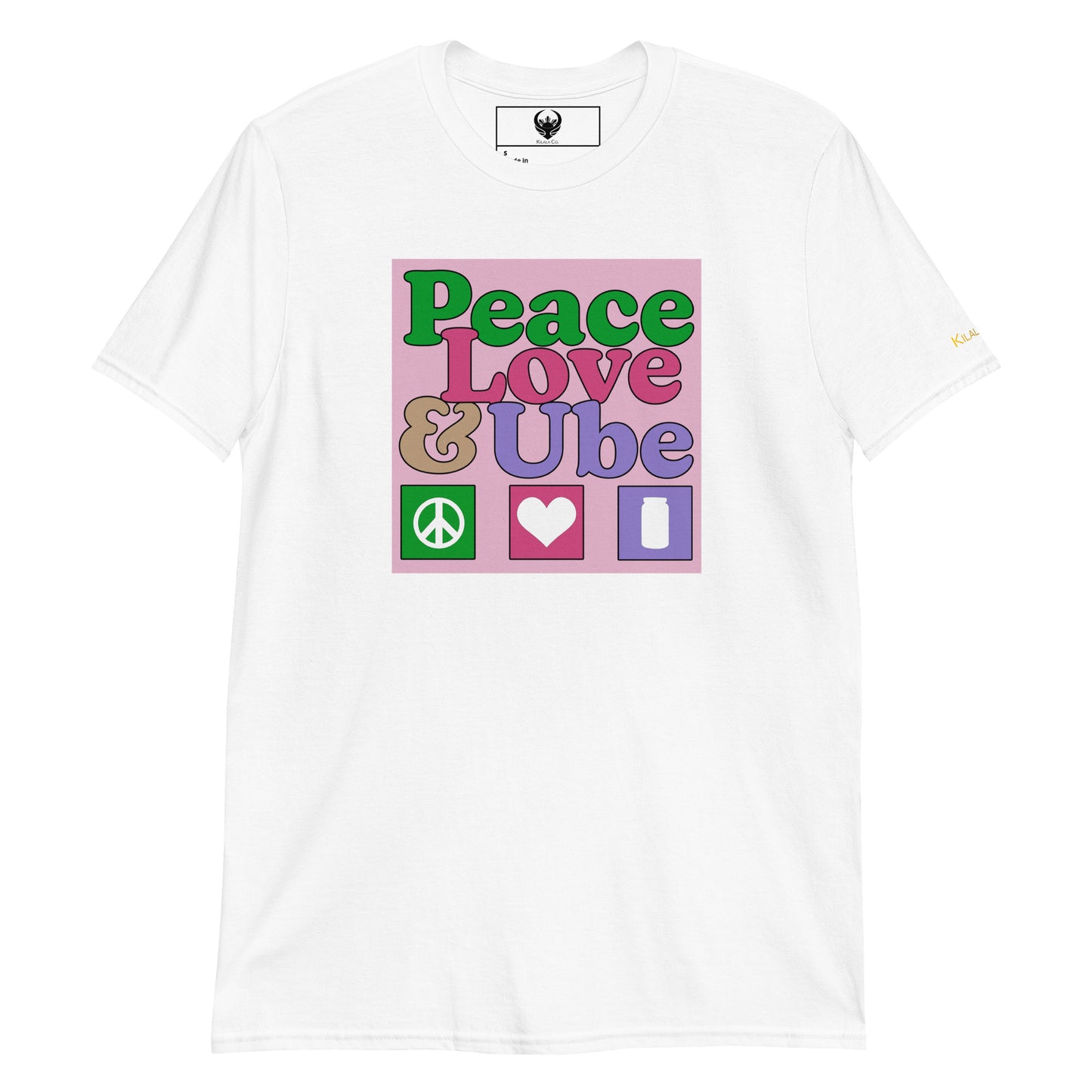 Peace, Love & Ube - lyhythihainen naisten t-paita