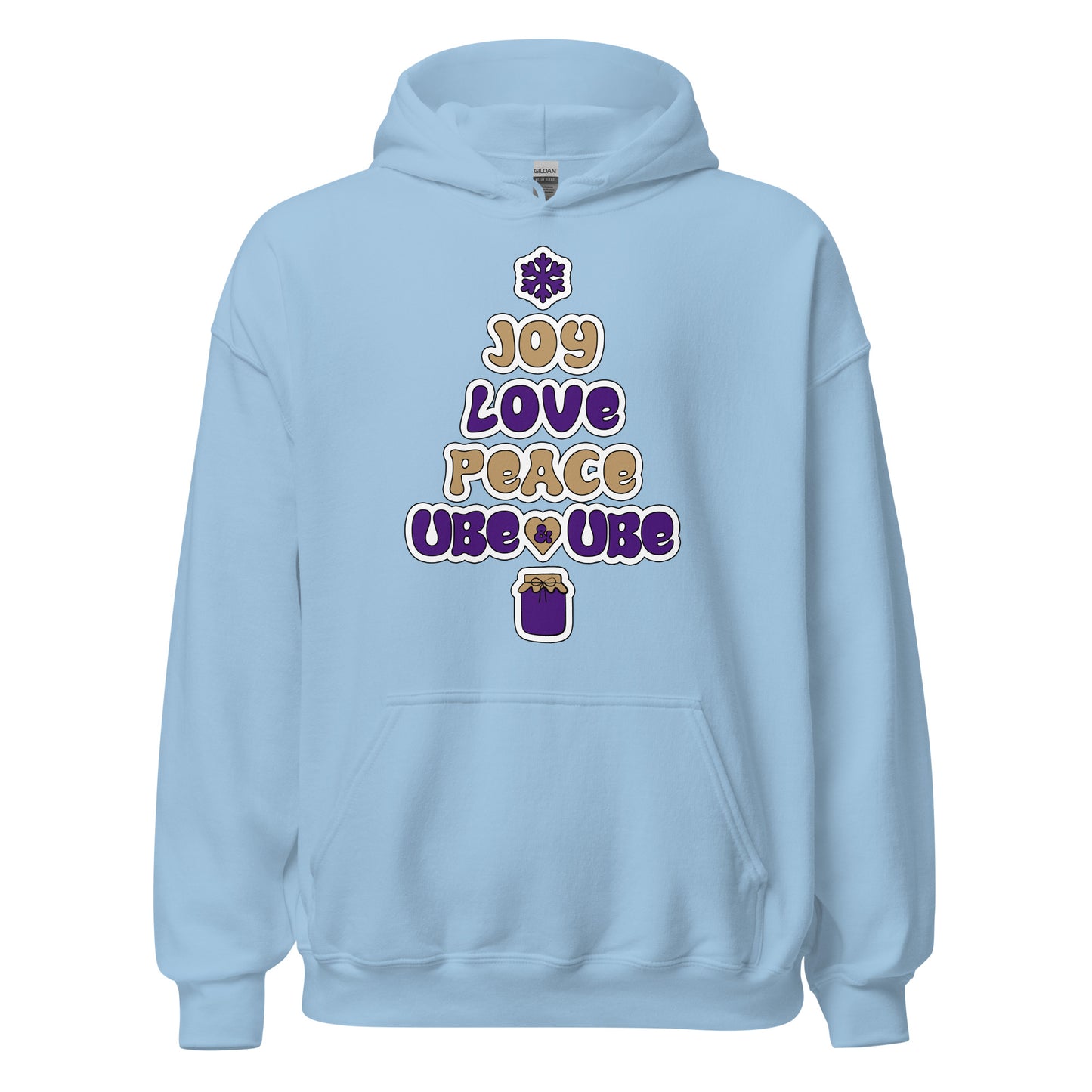 Joy, Love, Peace and Ube Hoodie (Unisex)