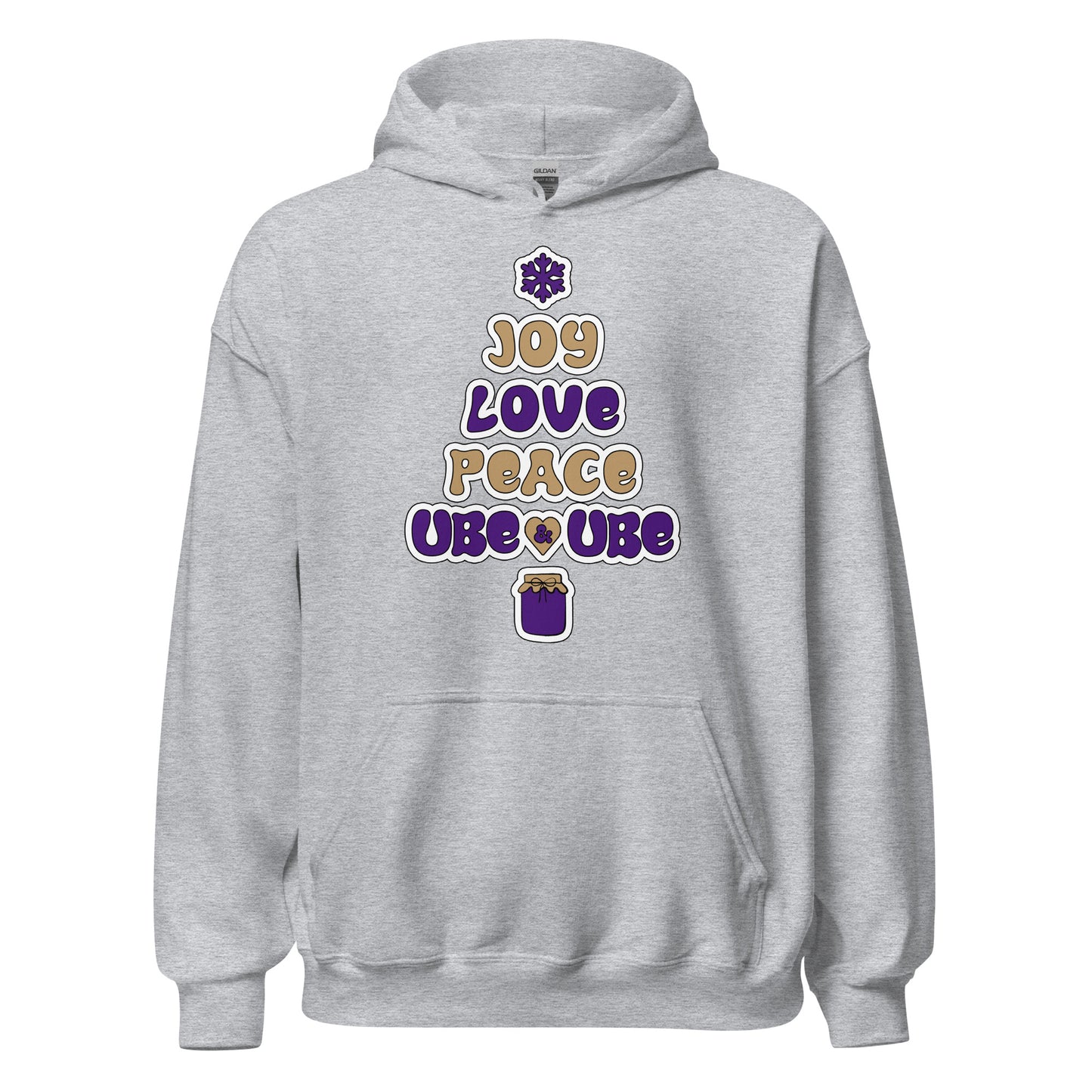 Joy, Love, Peace and Ube Hoodie (Unisex)