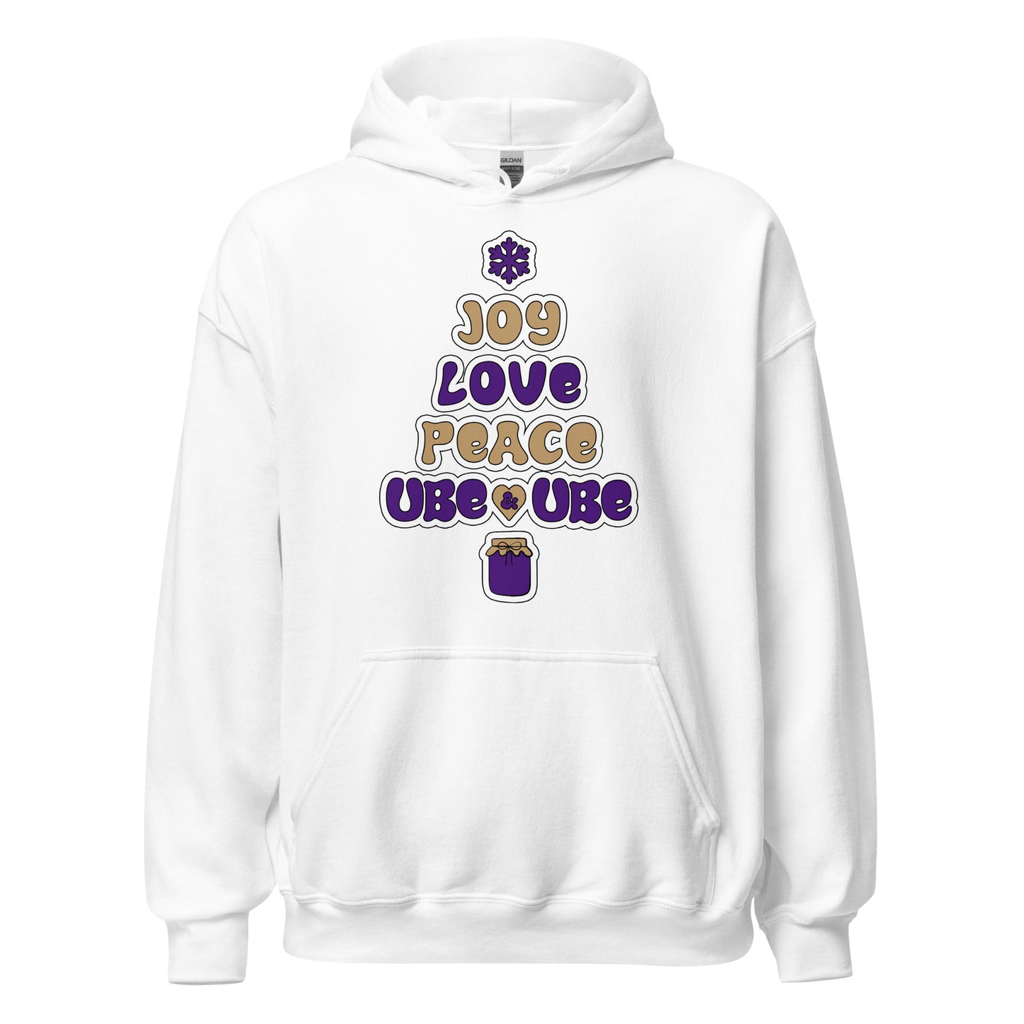 Joy, Love, Peace and Ube Hoodie (Unisex)