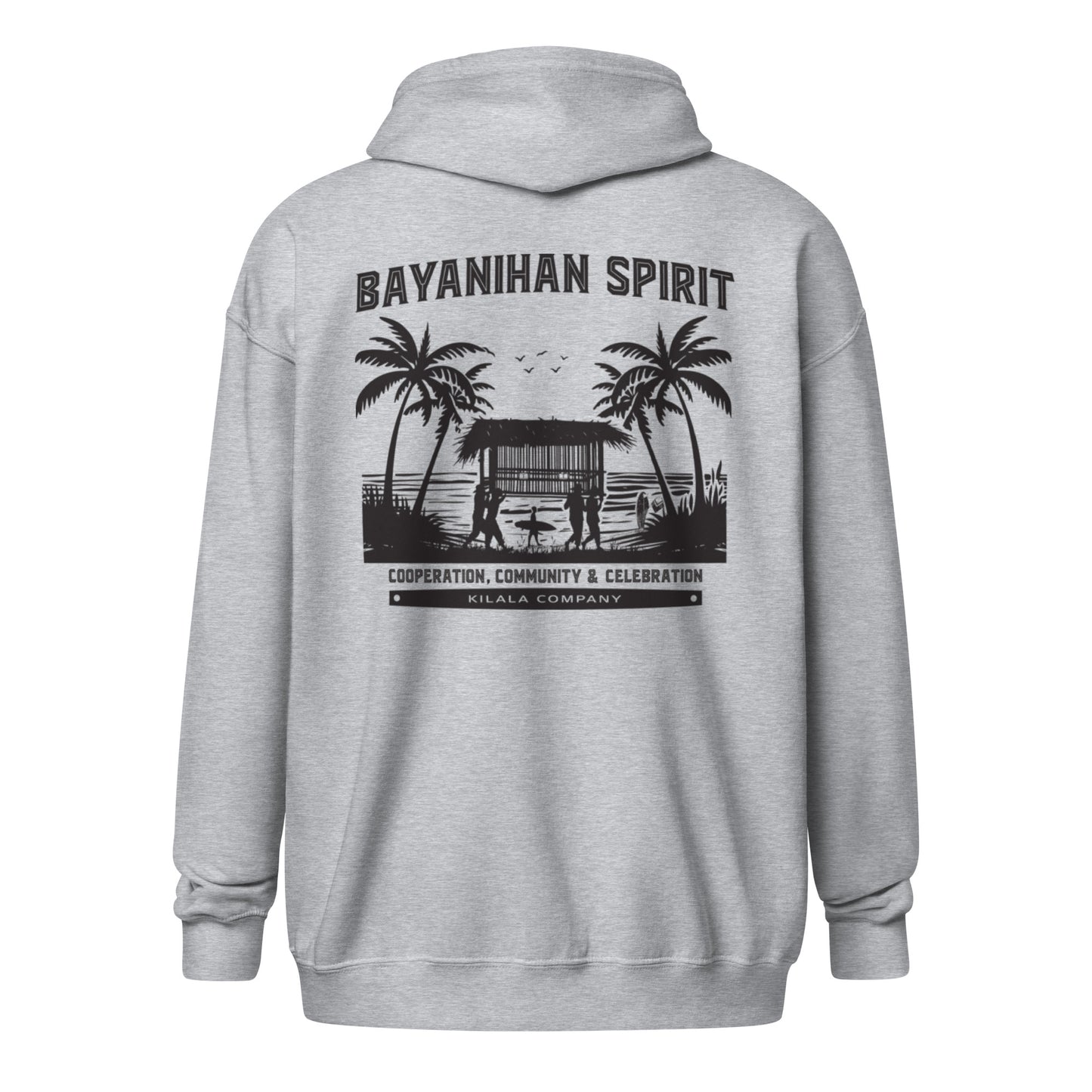 Bayanihan Spirit Zip Hoodie (Unisex)