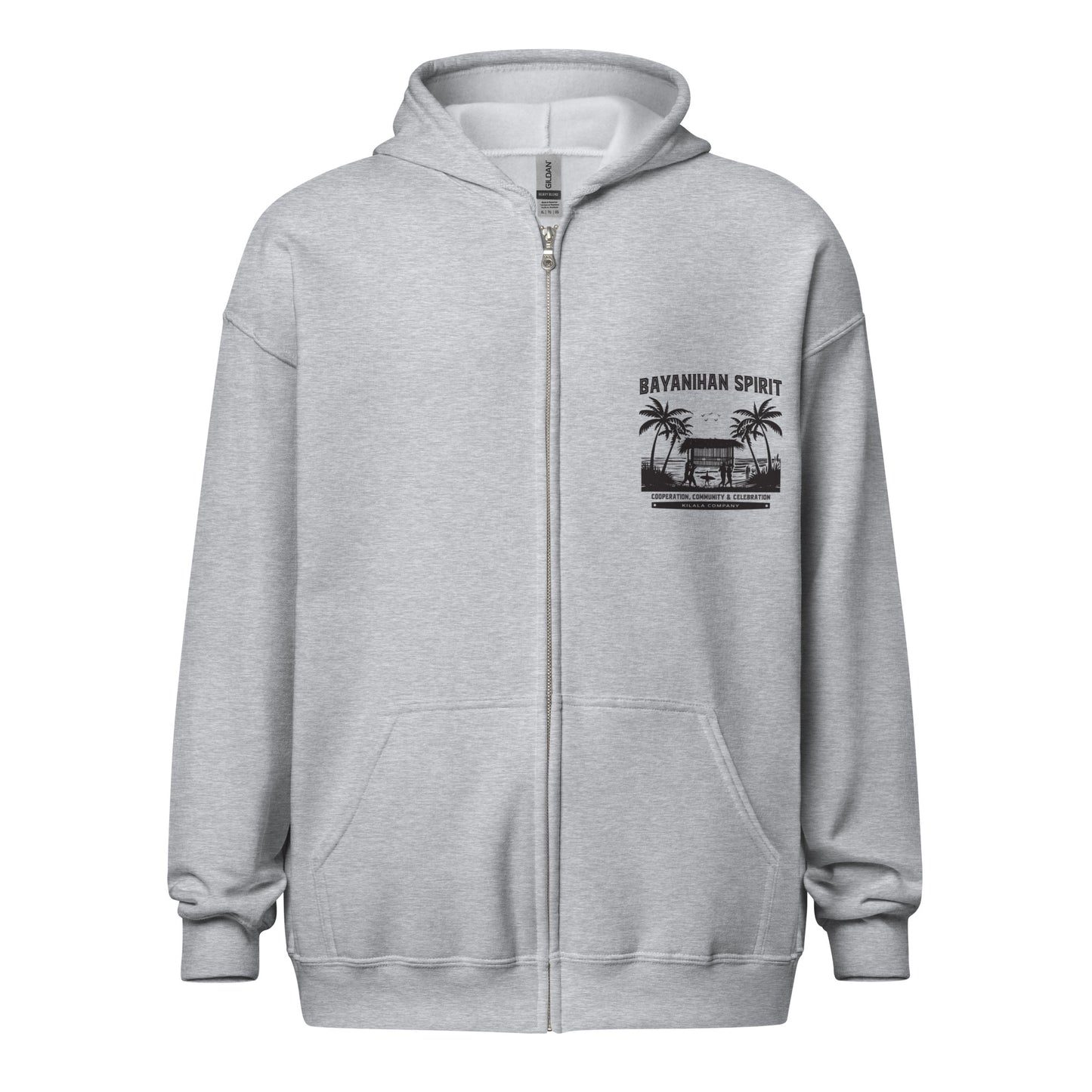 Bayanihan Spirit Zip Hoodie (Unisex)