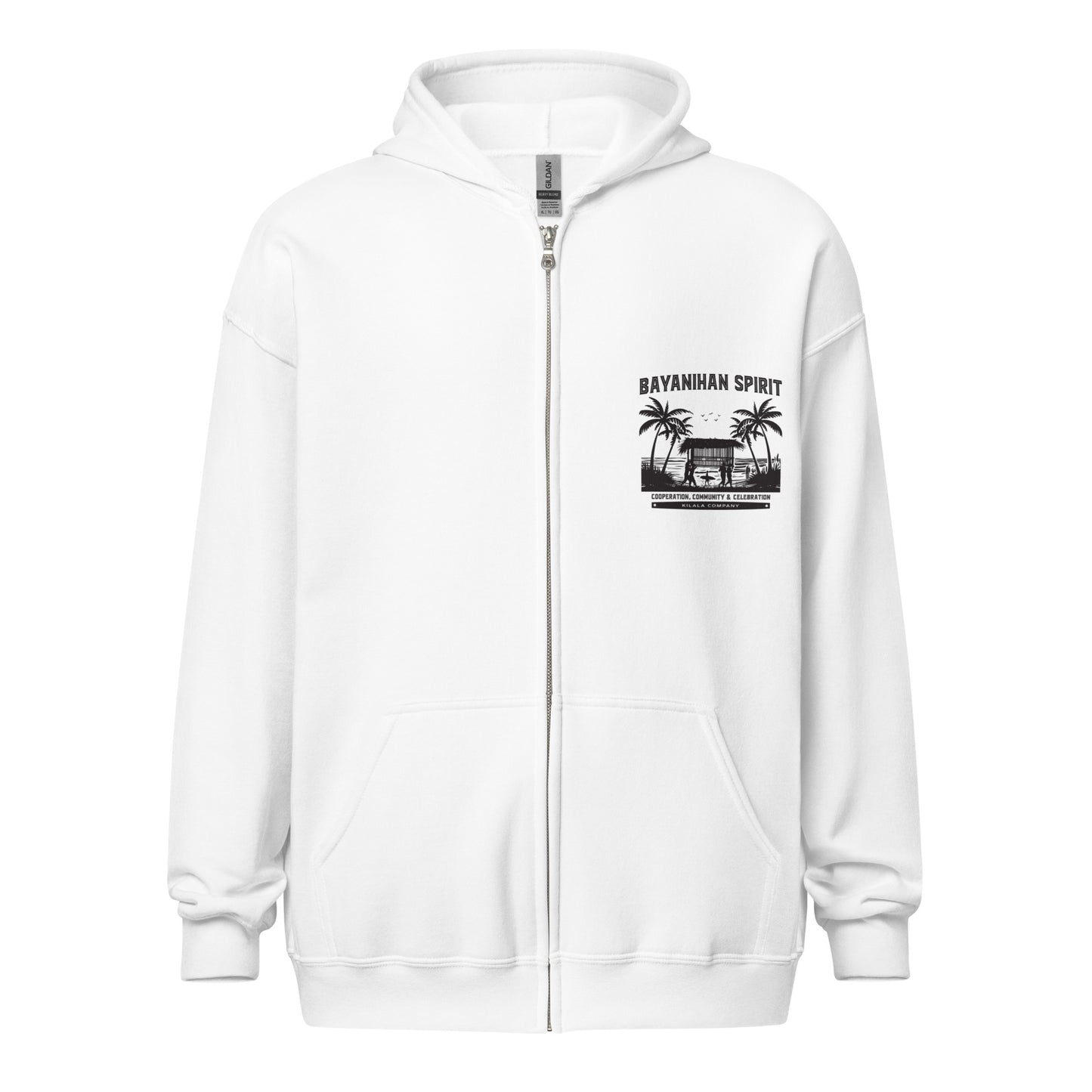 Bayanihan Spirit Zip Hoodie (Unisex)