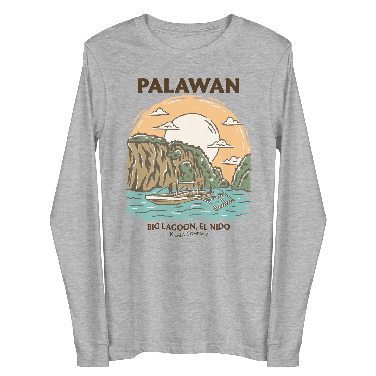 Palawan Big Lagoon Unisex Long Sleeve Tee