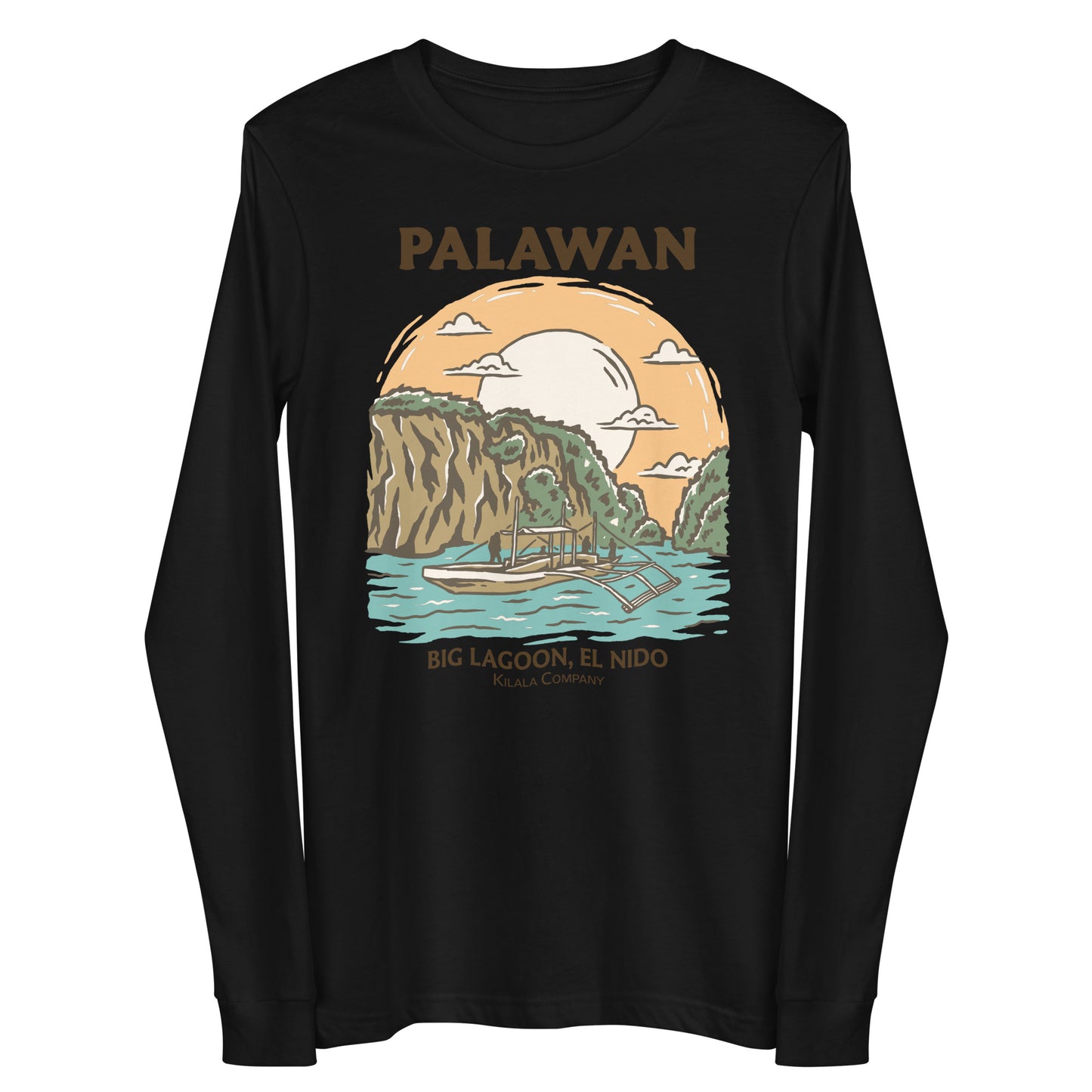 Palawan Big Lagoon Unisex Long Sleeve Tee
