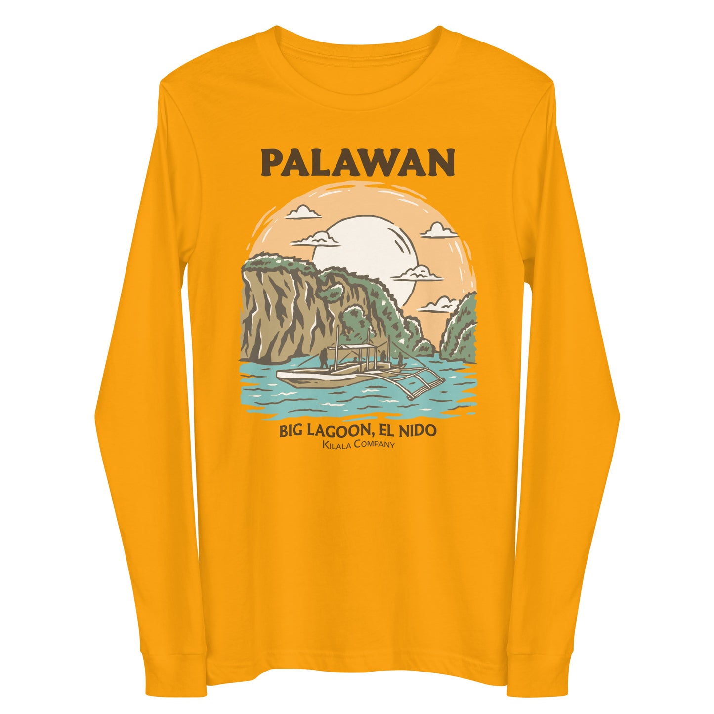 Palawan Big Lagoon Unisex Long Sleeve Tee
