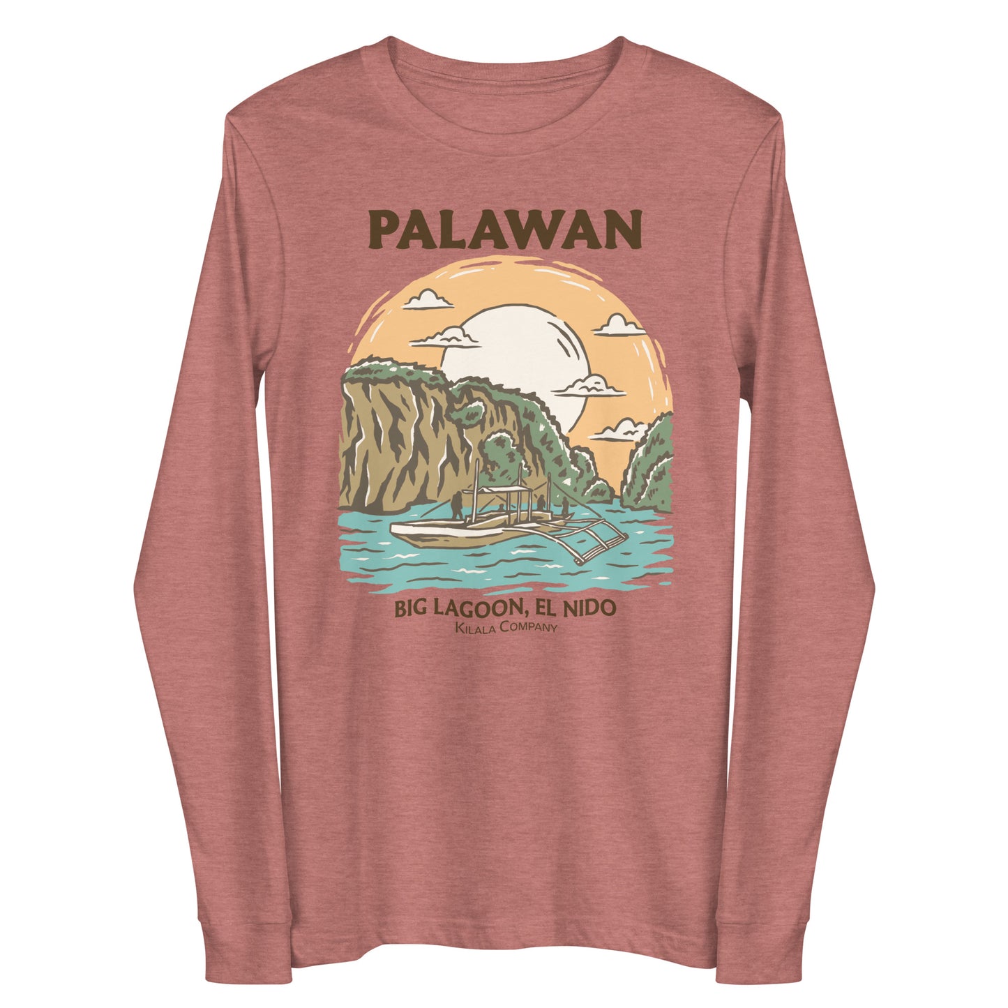 Palawan Big Lagoon Unisex Long Sleeve Tee