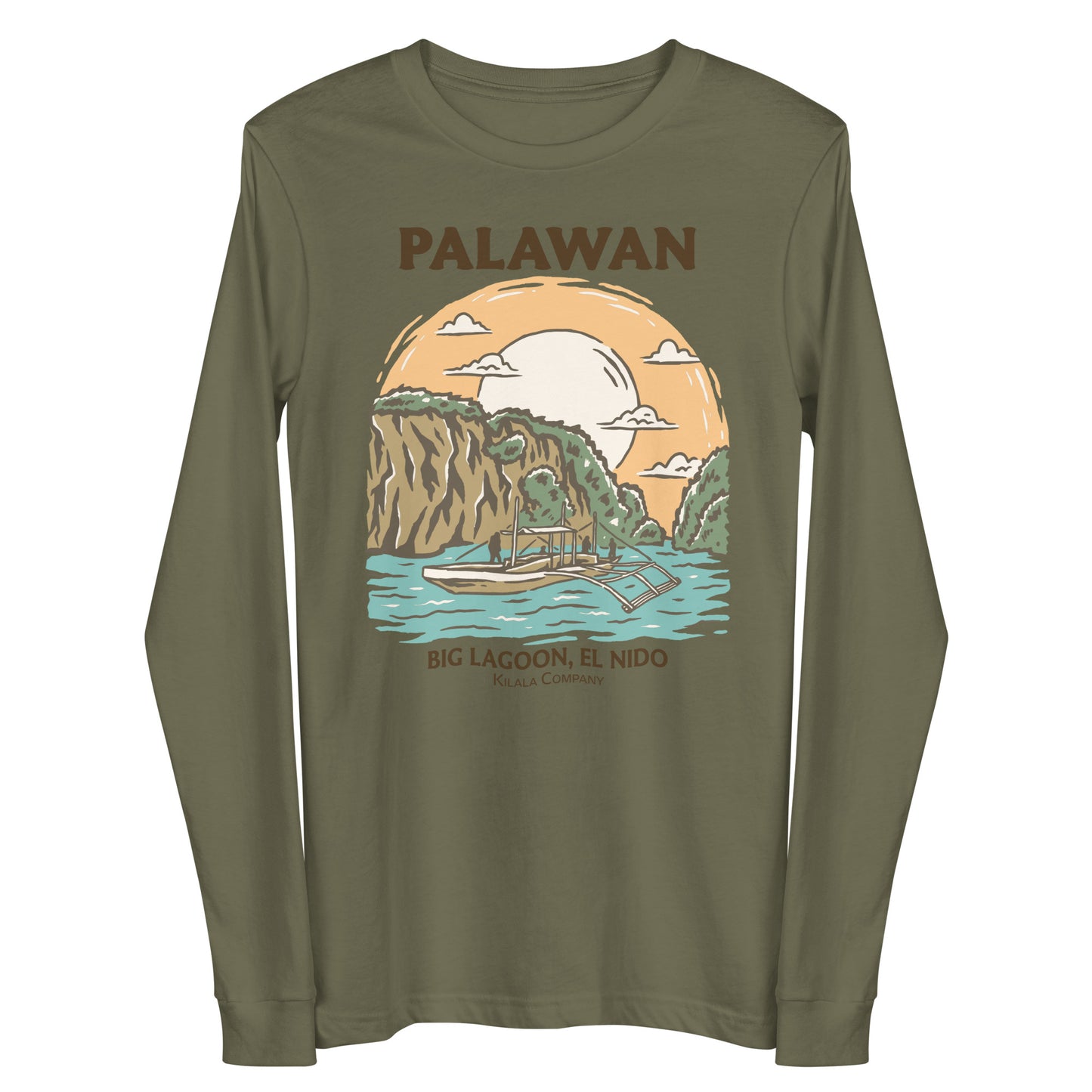 Palawan Big Lagoon Unisex Long Sleeve Tee