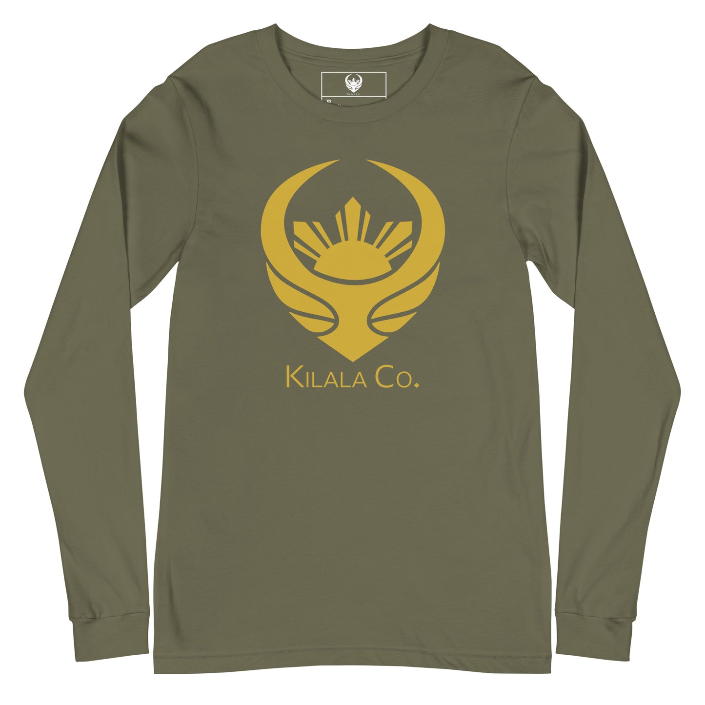 Kilala Brand Gold Eagle & Sun - Women's Long Sleeve Tee