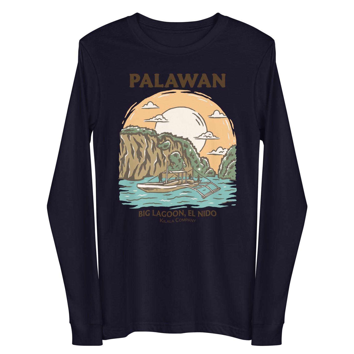 Palawan Big Lagoon Unisex Long Sleeve Tee