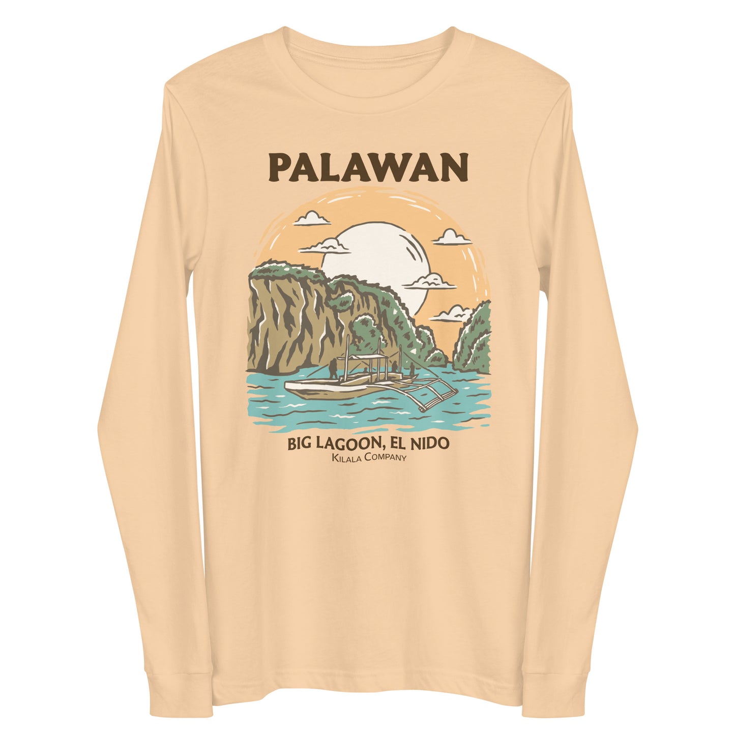 Palawan Big Lagoon Unisex Long Sleeve Tee