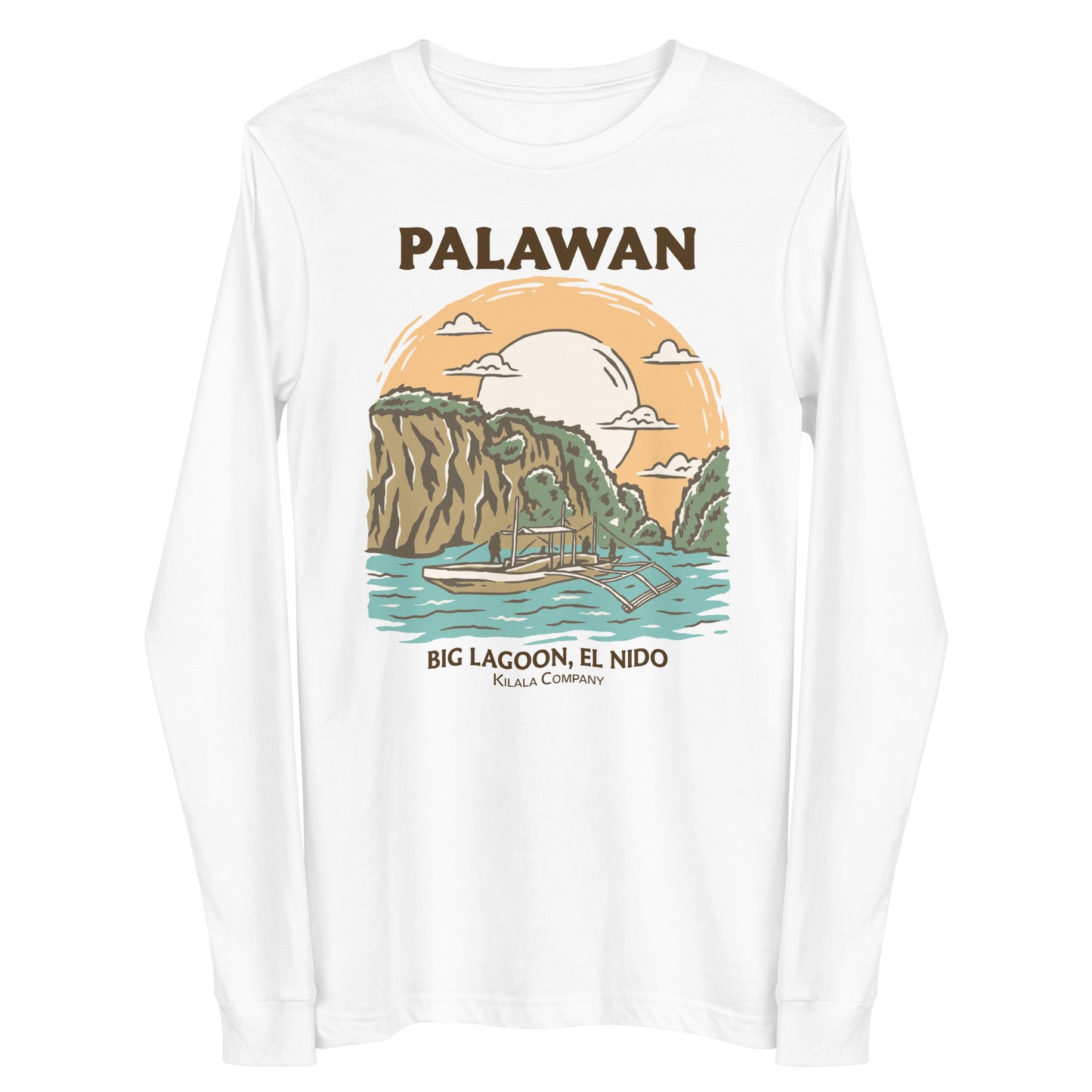 Palawan Big Lagoon Unisex Long Sleeve Tee