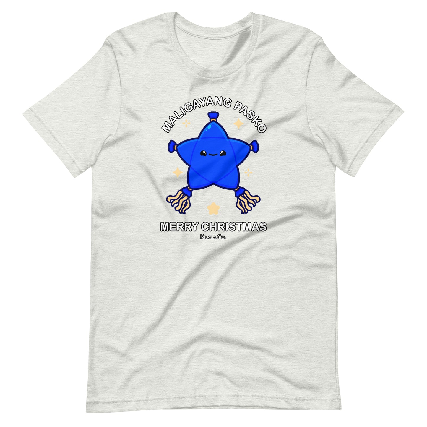 Maligayang Pasko Blue Cuties Star T-shirt (Unisex)