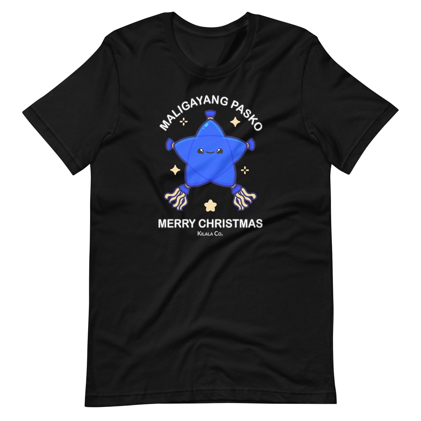 Maligayang Pasko Blue Cuties Star T-shirt (Unisex)