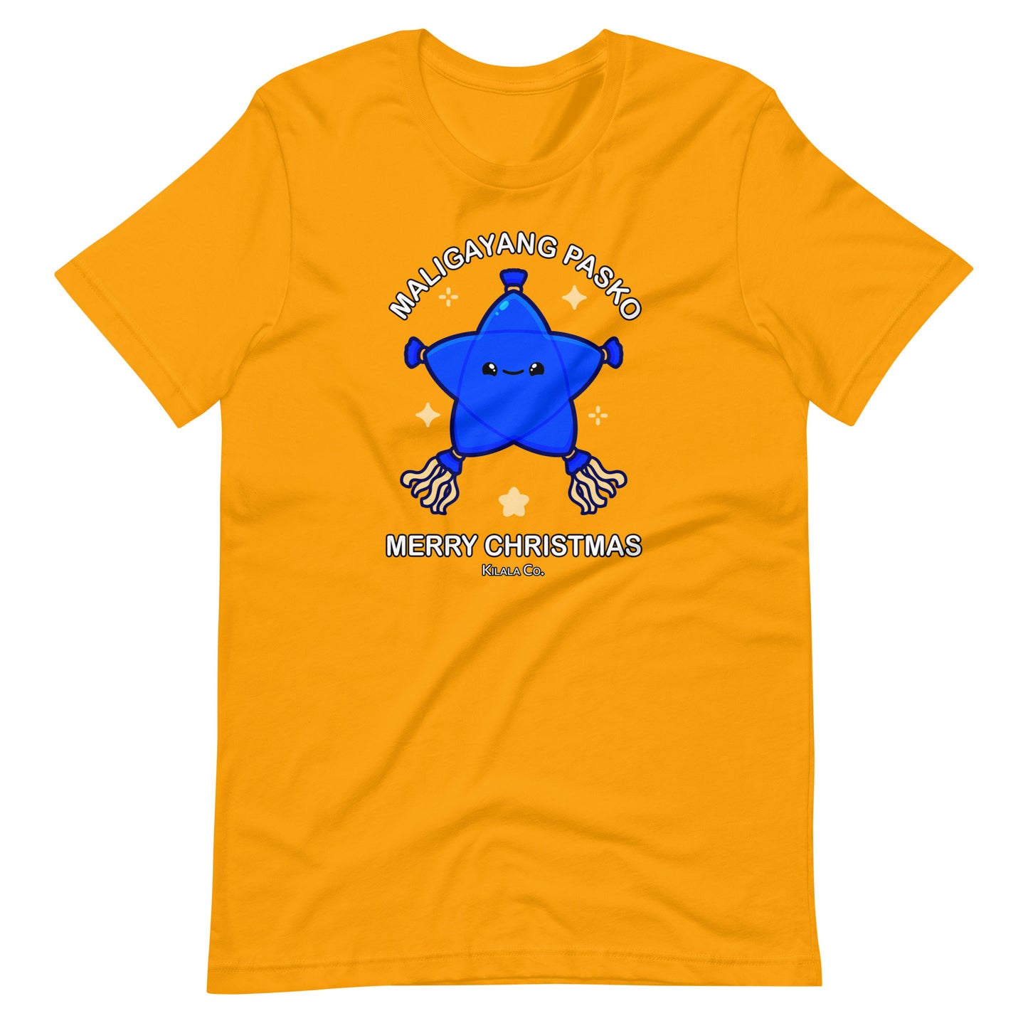 Maligayang Pasko Blue Cuties Star T-shirt (Unisex)
