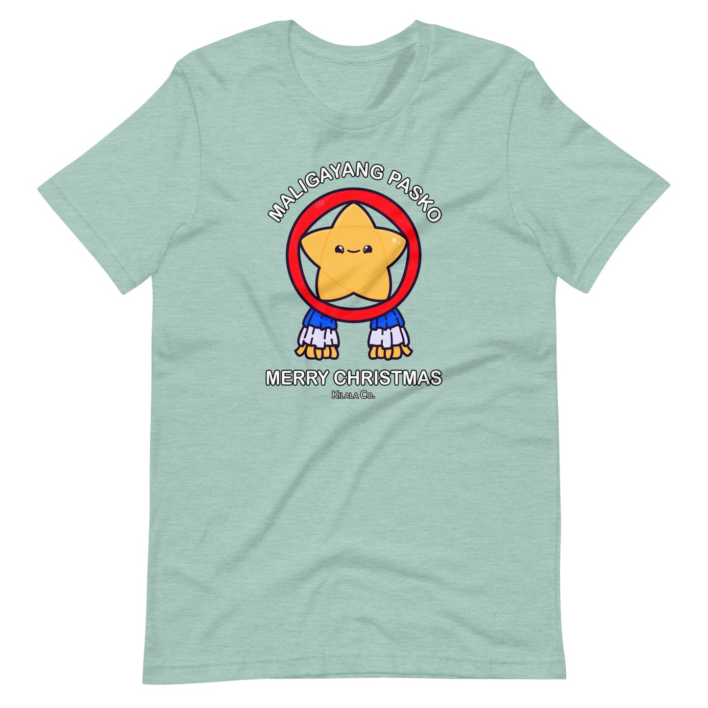 Maligayang Pasko Gold Cuties Star - Adult Unisex t-shirt