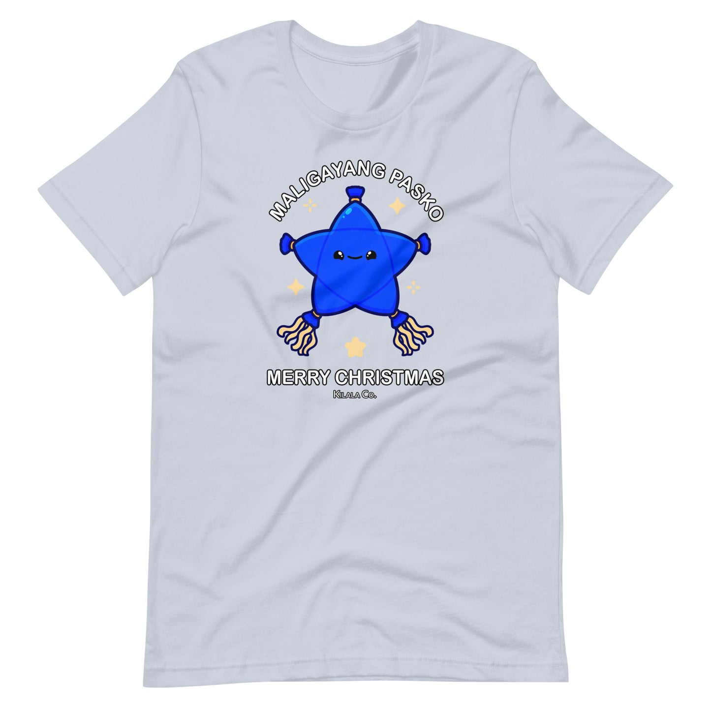Maligayang Pasko Blue Cuties Star T-shirt (Unisex)