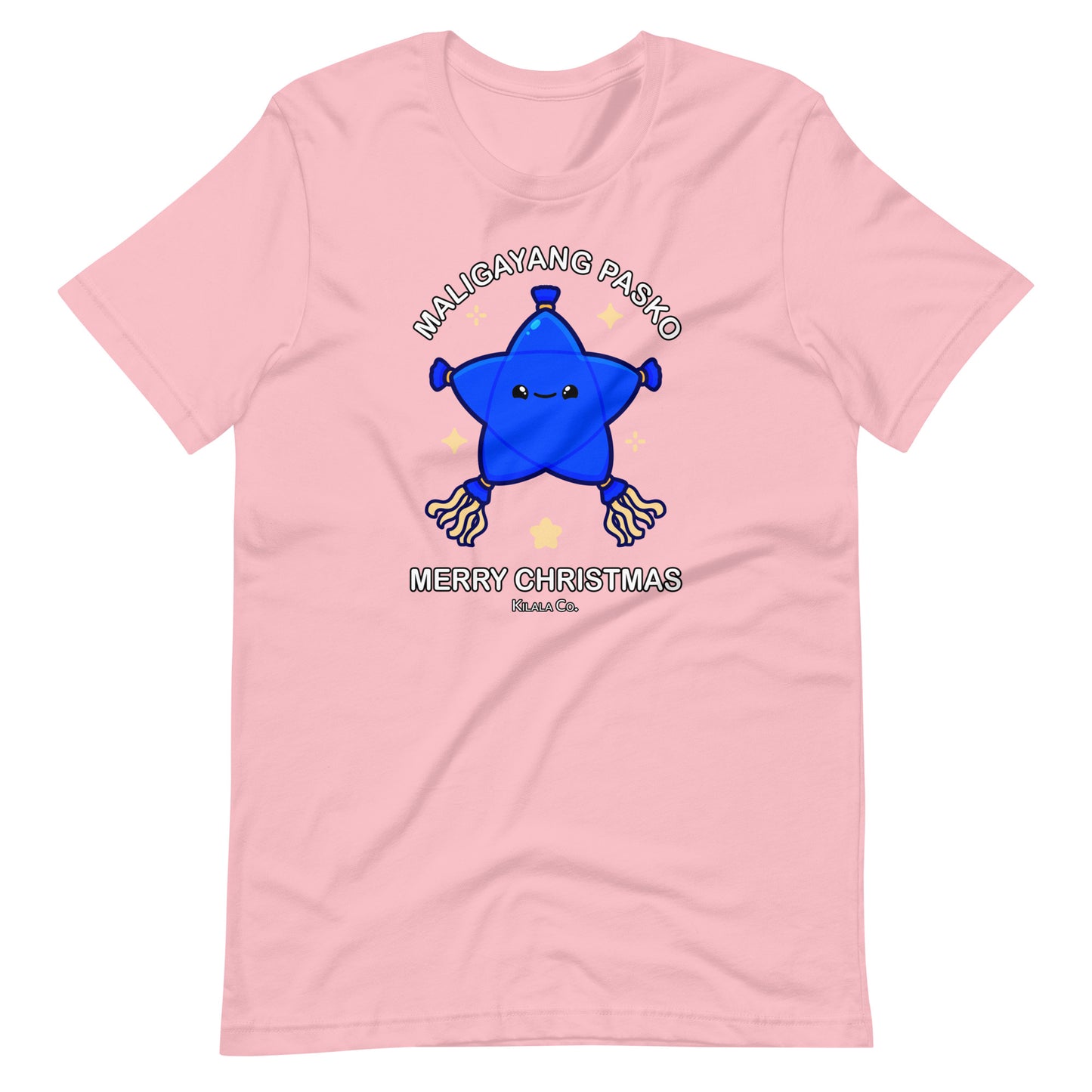 Maligayang Pasko Blue Cuties Star T-shirt (Unisex)