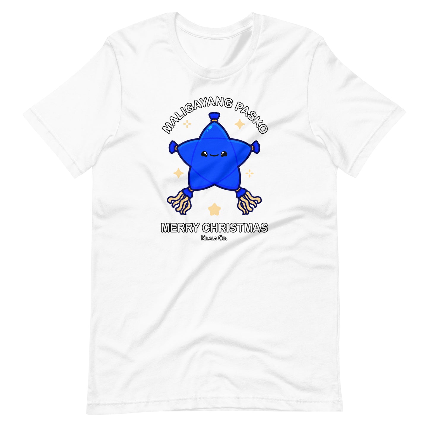 Maligayang Pasko Blue Cuties Star T-shirt (Unisex)