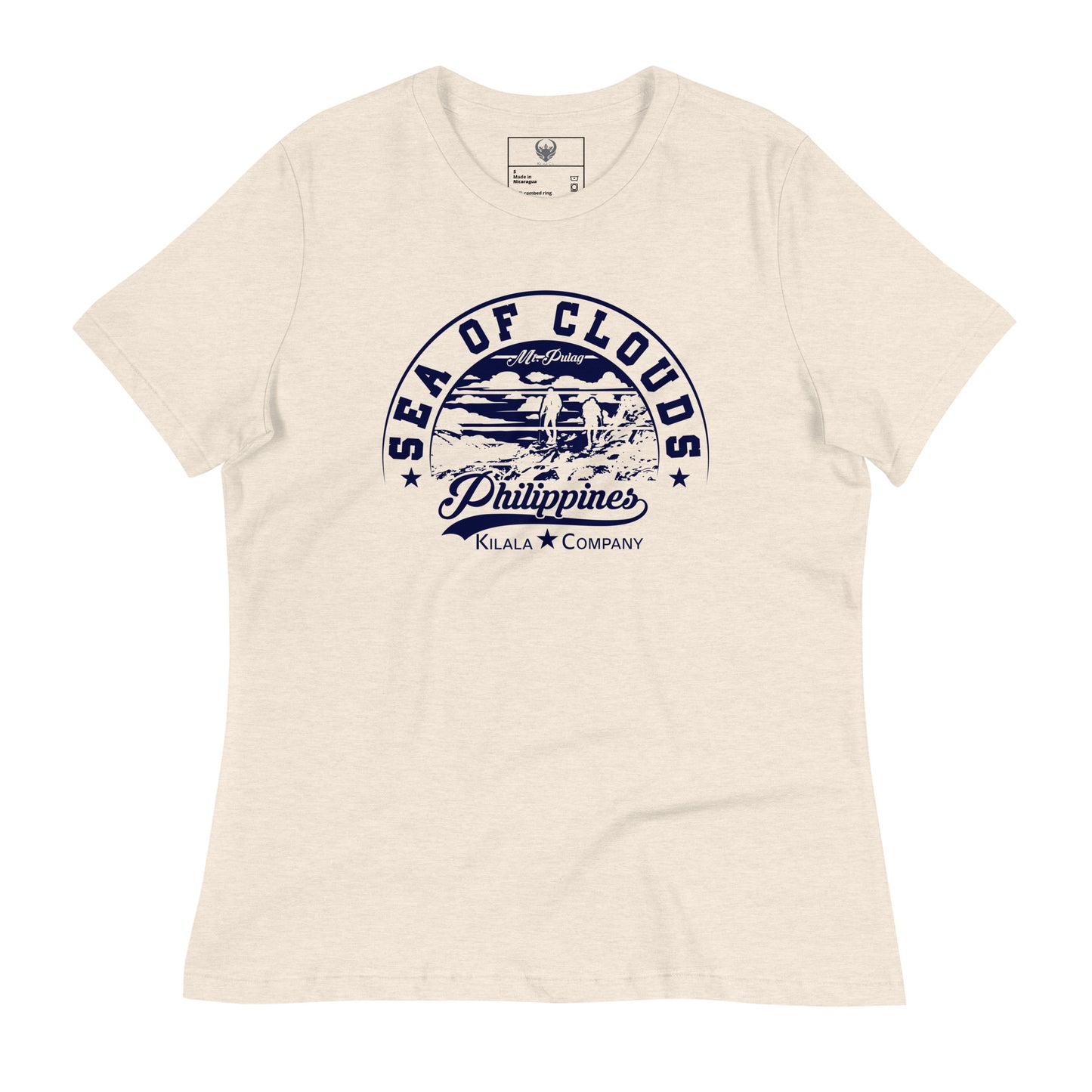 Entspanntes T-Shirt „Sea of Clouds“ (Damen)