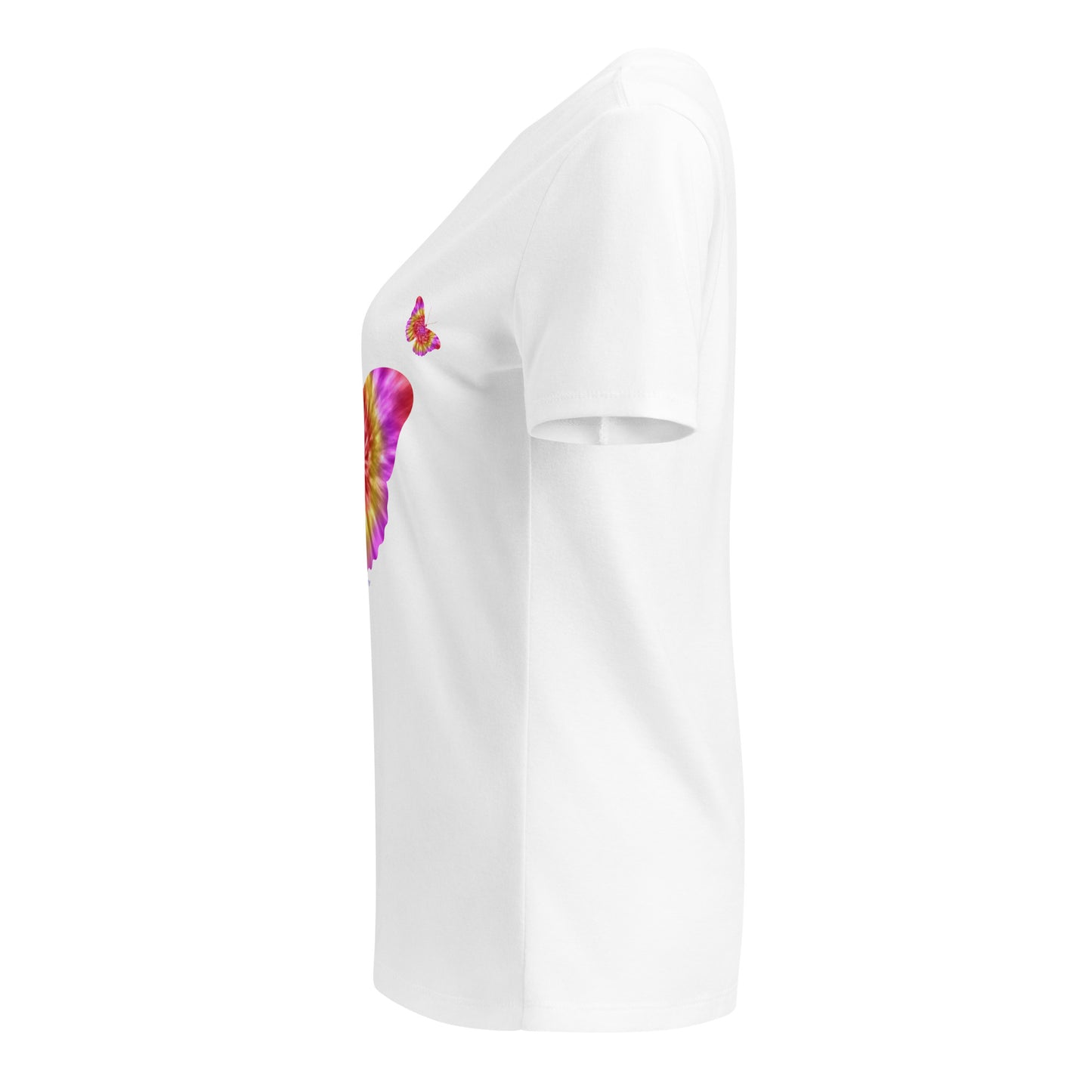 Butterfly Tie-dye Relaxed V-neck T-shirt (Women’s)