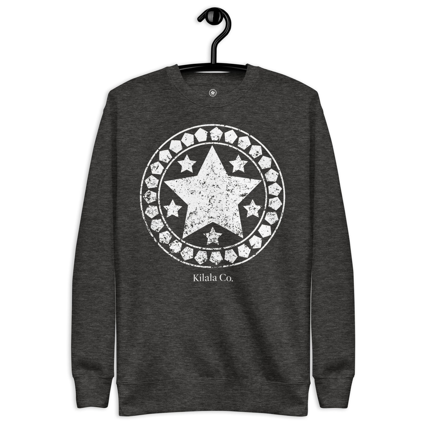Philippines Ornamental Lantern (Christmas Parol) Premium Sweatshirt - Distressed (Unisex)