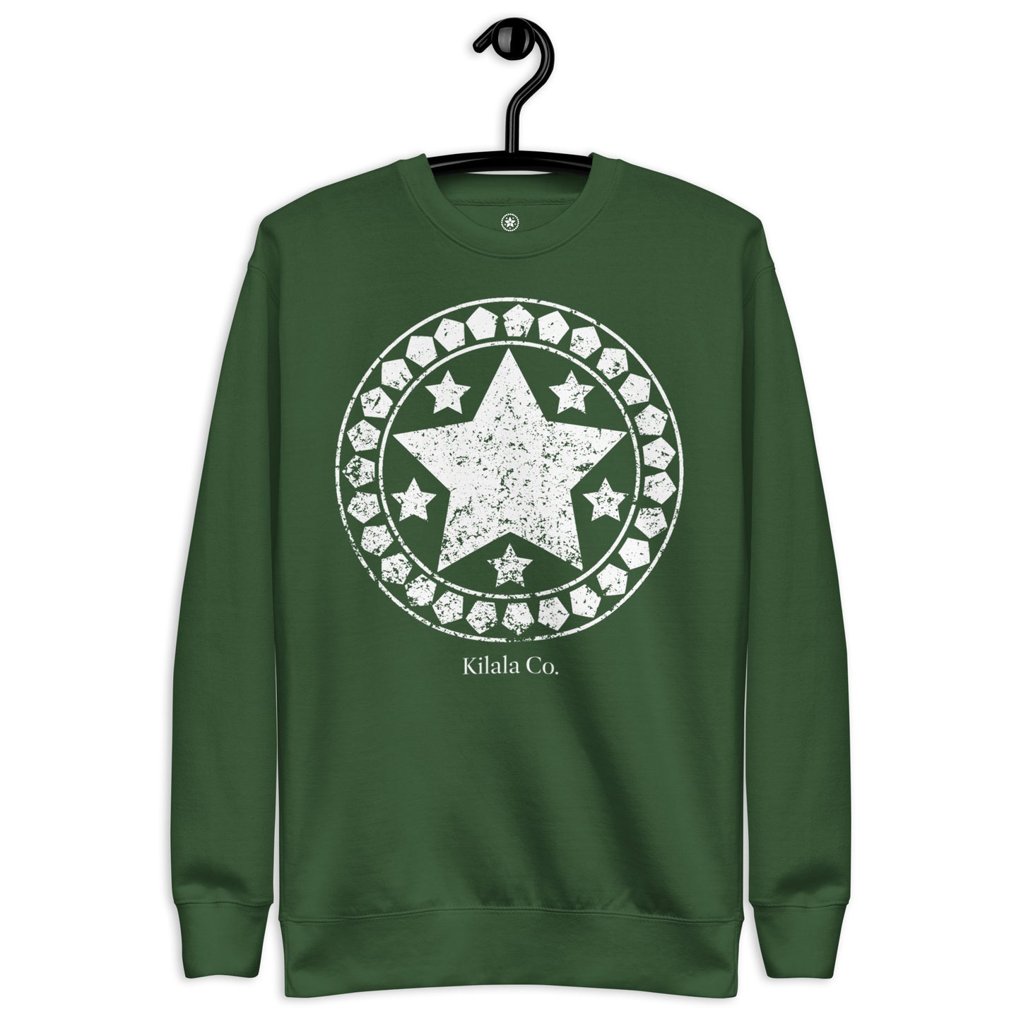 Philippines Ornamental Lantern (Christmas Parol) Premium Sweatshirt - Distressed (Unisex)