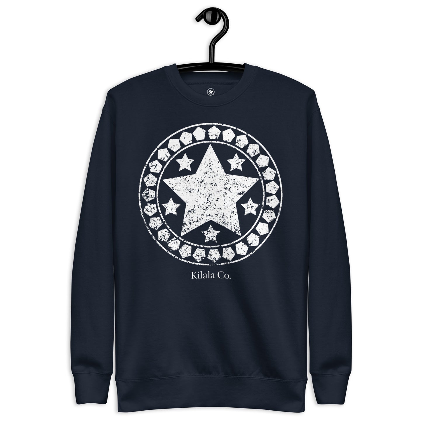 Philippines Ornamental Lantern (Christmas Parol) Premium Sweatshirt - Distressed (Unisex)