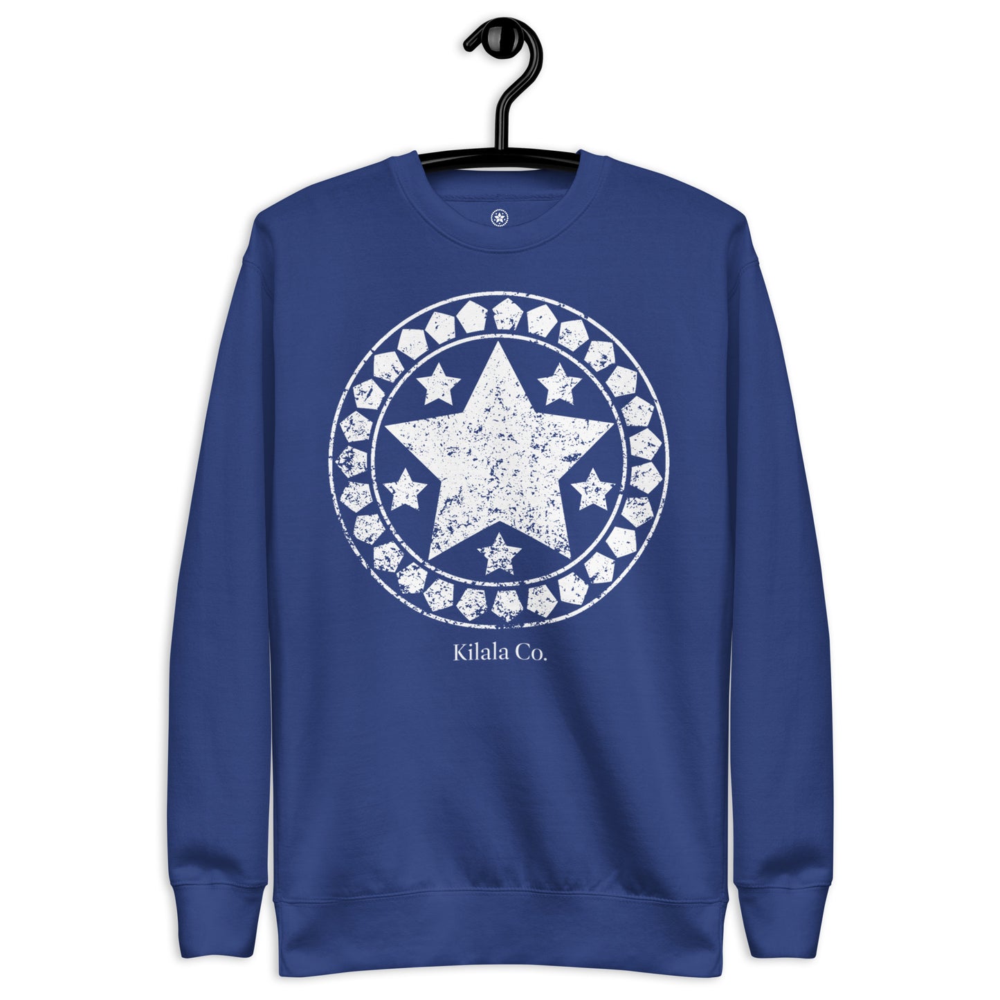 Philippines Ornamental Lantern (Christmas Parol) Premium Sweatshirt - Distressed (Unisex)