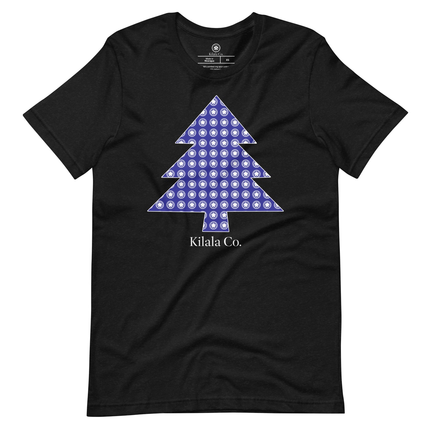 Philippinen Ornamental Lantern (Weihnachtsspruch) T-Shirt - Blauer Baum (Unisex)