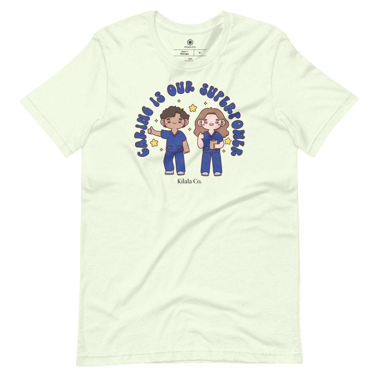 Nurses - Caring is our superpower (Unisex t-shirt)