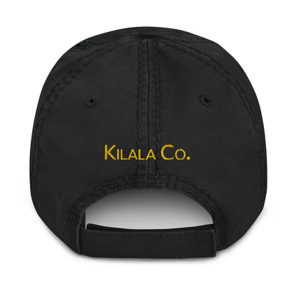 Kilala Company Distressed Cap - Golden Eagle &amp; Sun