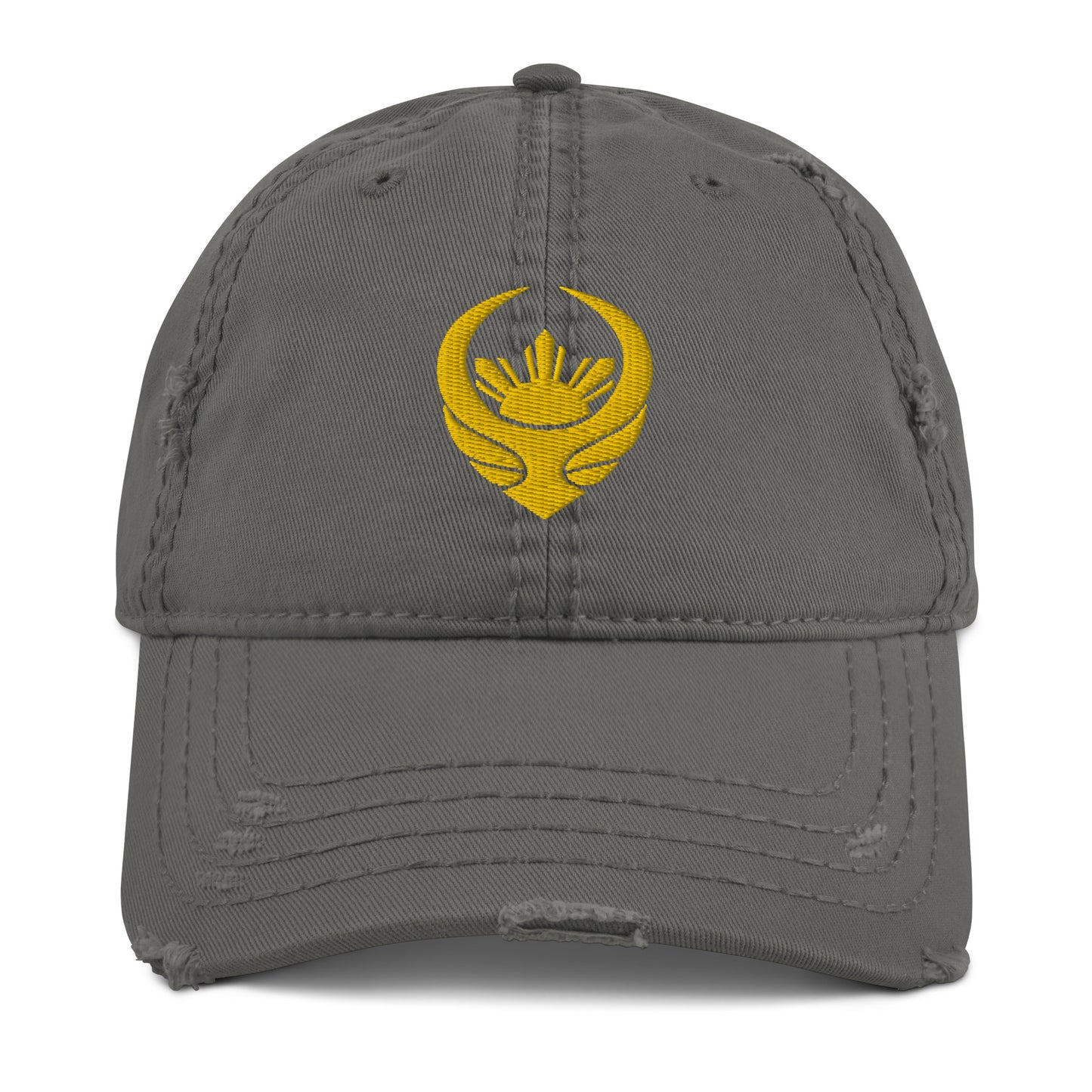 Kilala Company Distressed Cap - Golden Eagle & Sun