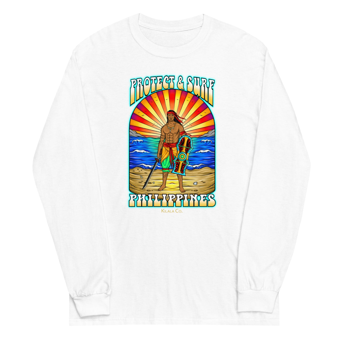 Protect &amp; Surf Philippines - Langarmshirt für Herren