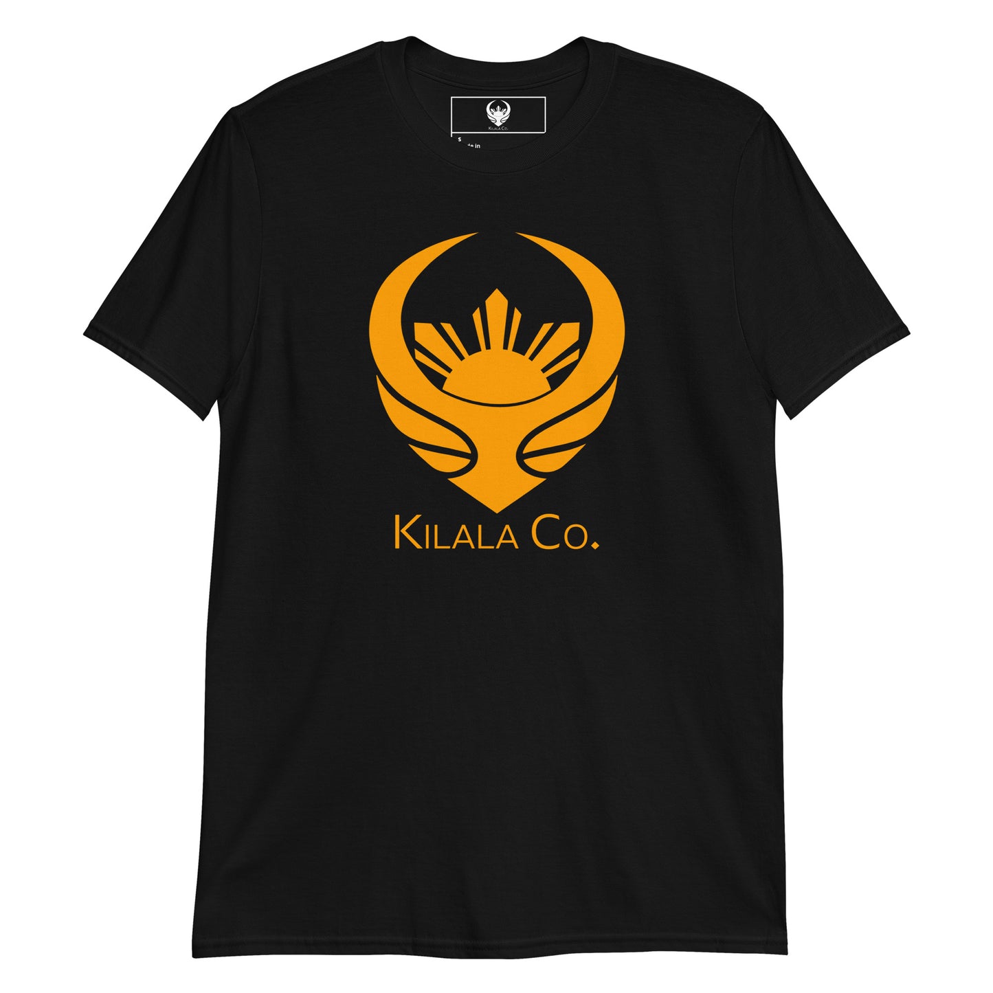 Kilala Co. Brand lyhythihainen unisex T-paita - kultainen logo