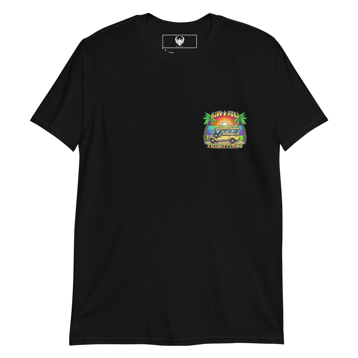 Ride & Surf Philippines - Gold Jeepney - Short-Sleeve Unisex T-Shirt