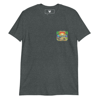 Ride & Surf Philippines - Gold Jeepney - Short-Sleeve Unisex T-Shirt