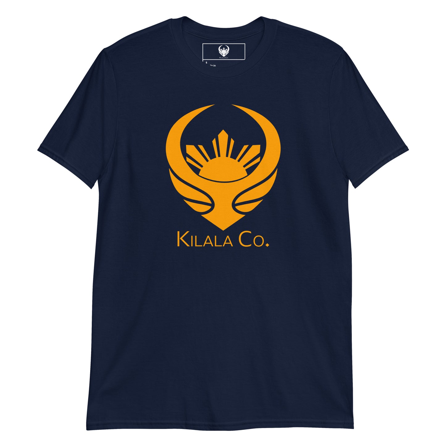 Kilala Co. Brand Kurzärmliges Unisex-T-Shirt - Goldenes Logo