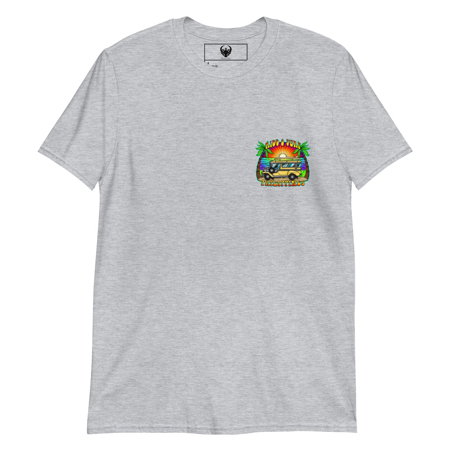 Ride & Surf Philippines - Gold Jeepney - Short-Sleeve Unisex T-Shirt