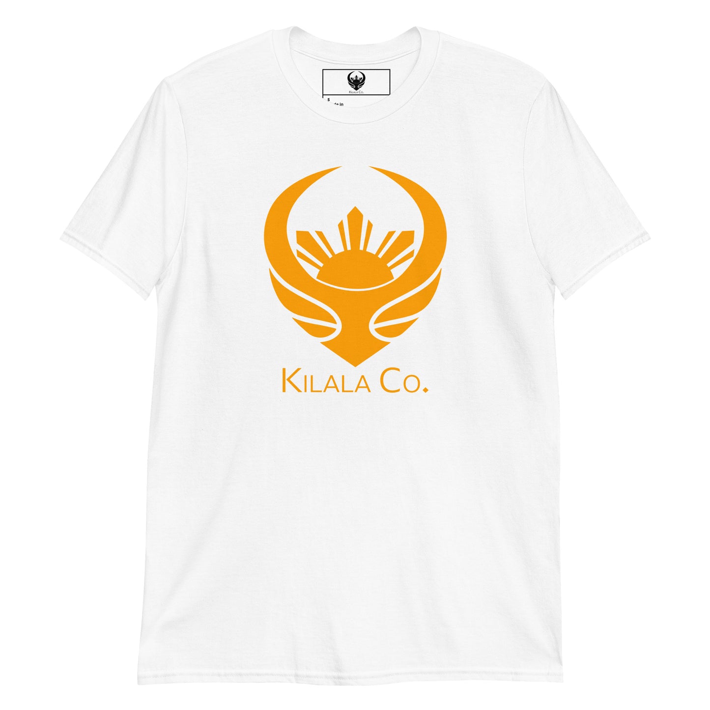 Kilala Co. Brand Kurzärmliges Unisex-T-Shirt - Goldenes Logo