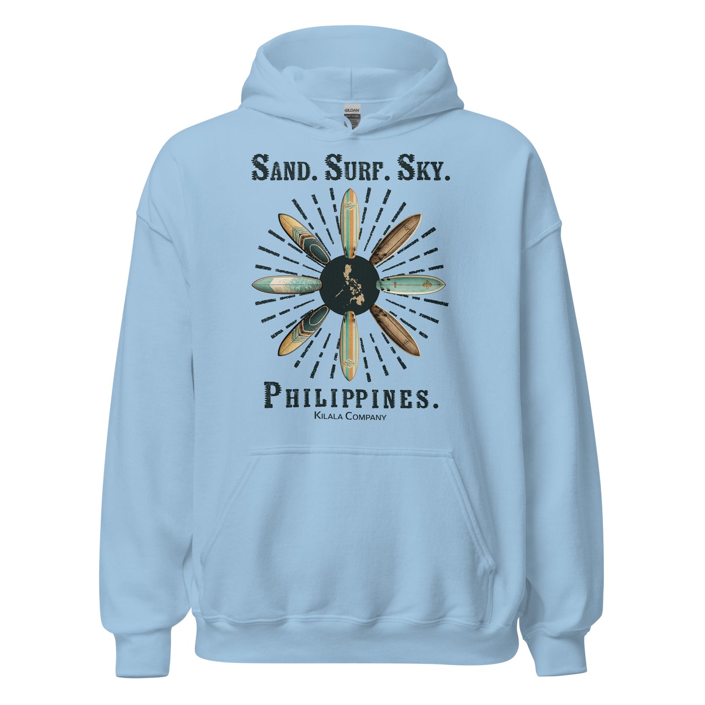 Sand, Brandung und Himmel Unisex Hoodie