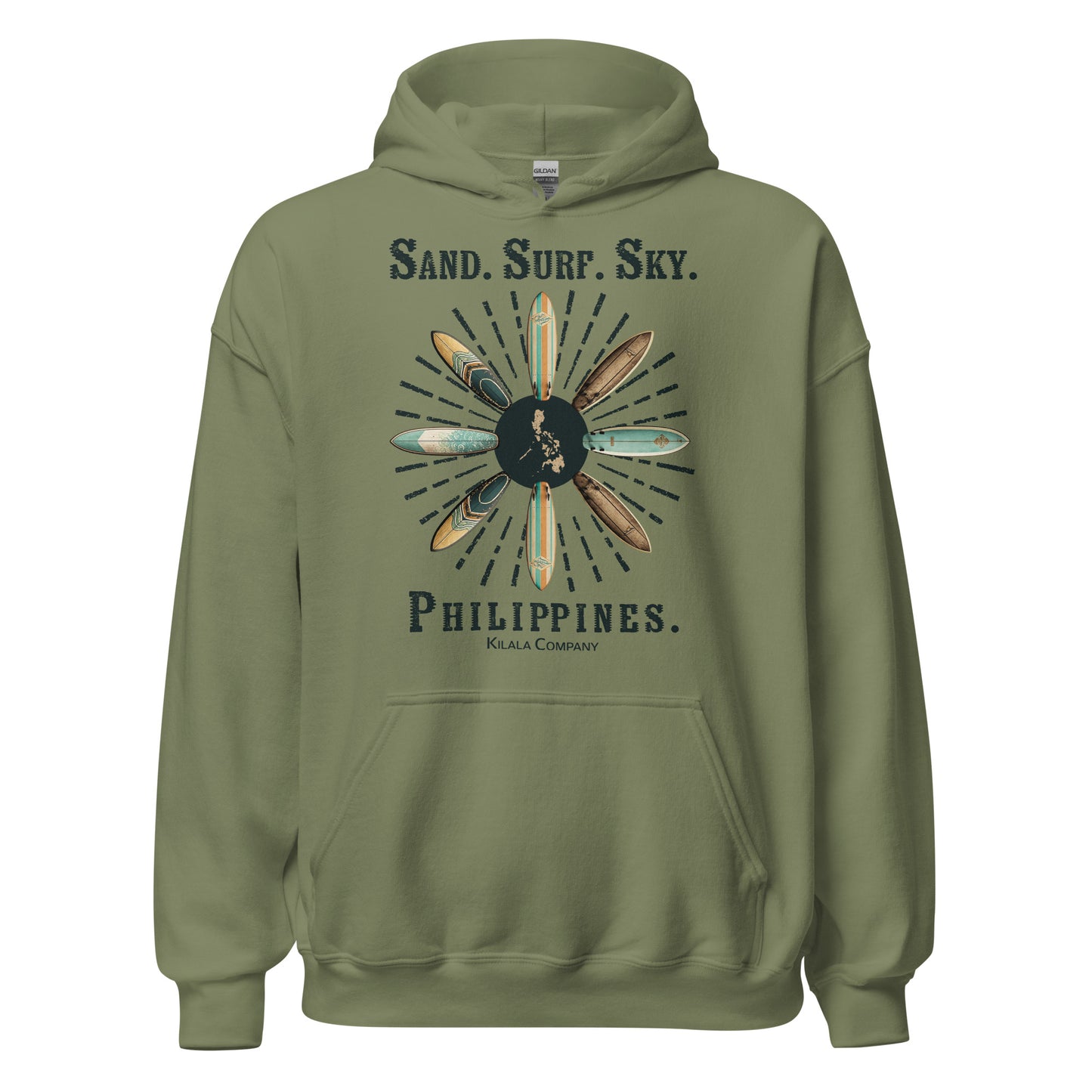 Sand, Brandung und Himmel Unisex Hoodie