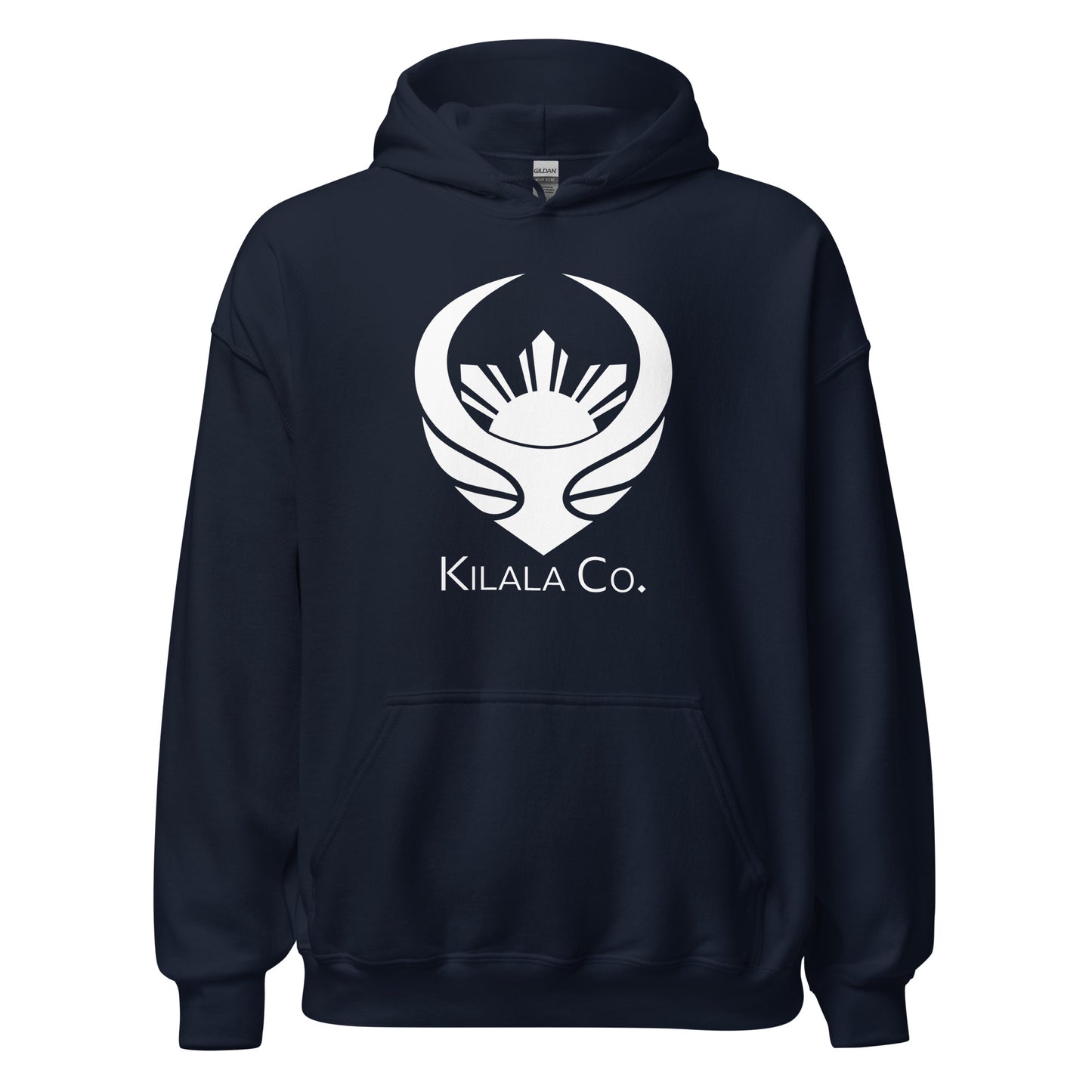 Kilala Co. Brand Kapuzenpullover mit weißem Logo – Erwachsene (Unisex)