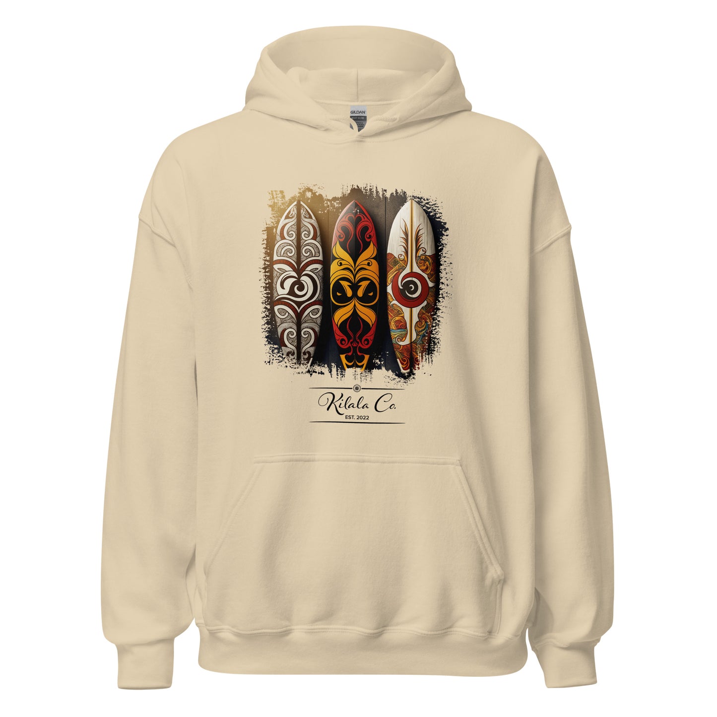 Tribal Surfbretter Unisex Hoodie