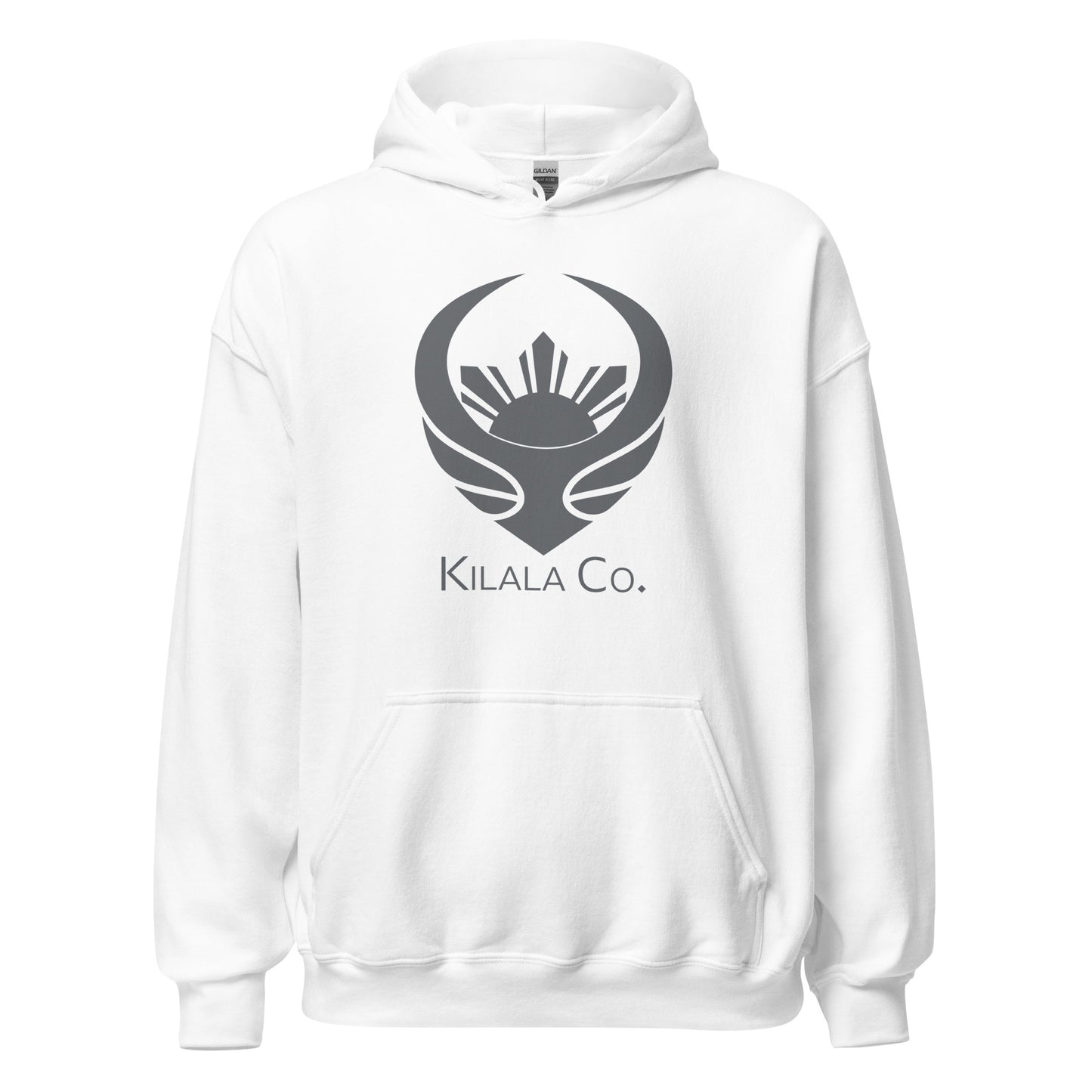 Kilala Co. Brand Hoodie Grey Logo - Adult (Unisex)